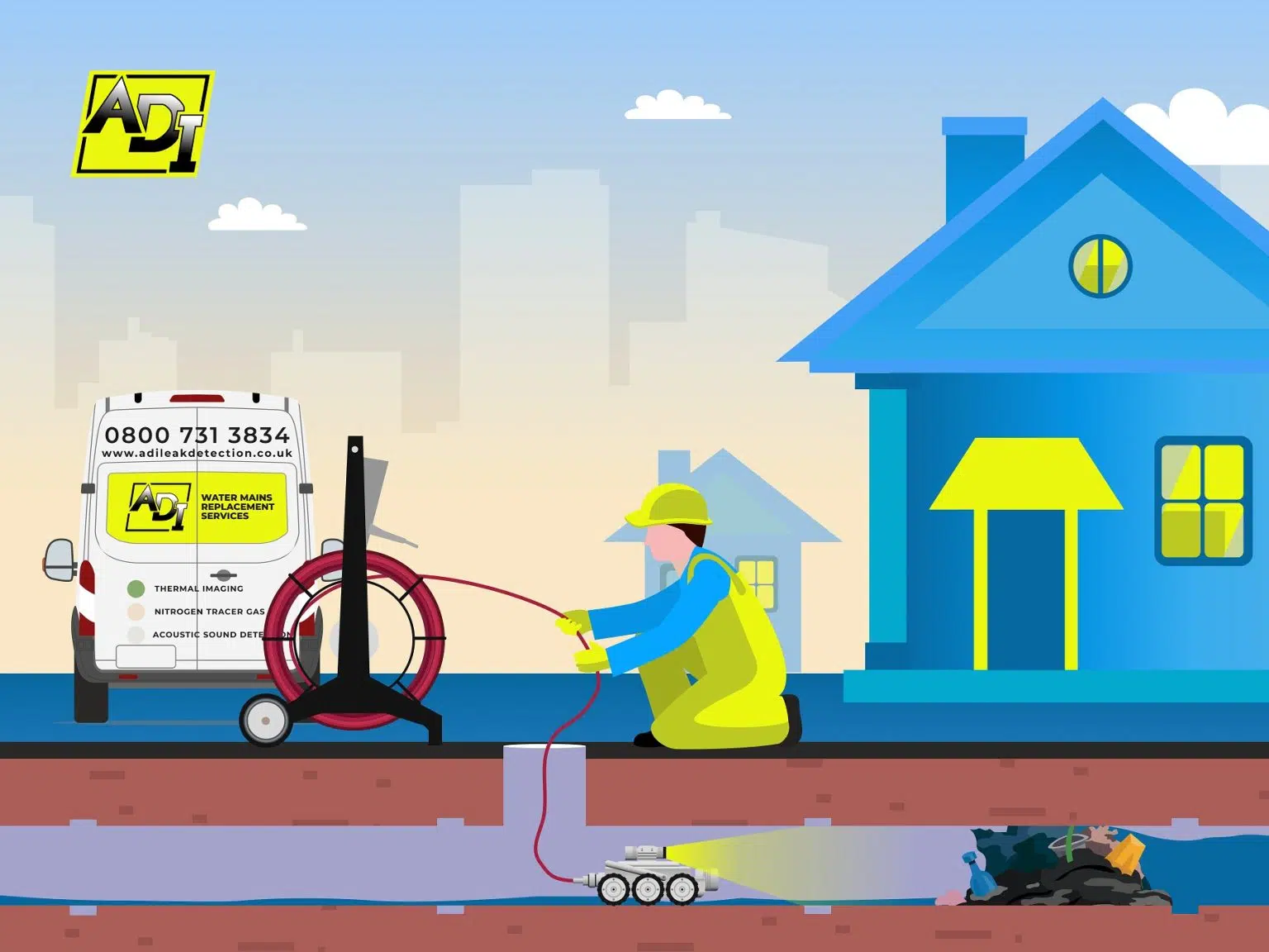Drainage CCTV Surveys & Investigations North Shields